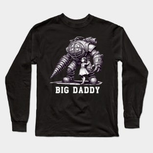 Big daddy art-For bioshock game lovers Long Sleeve T-Shirt